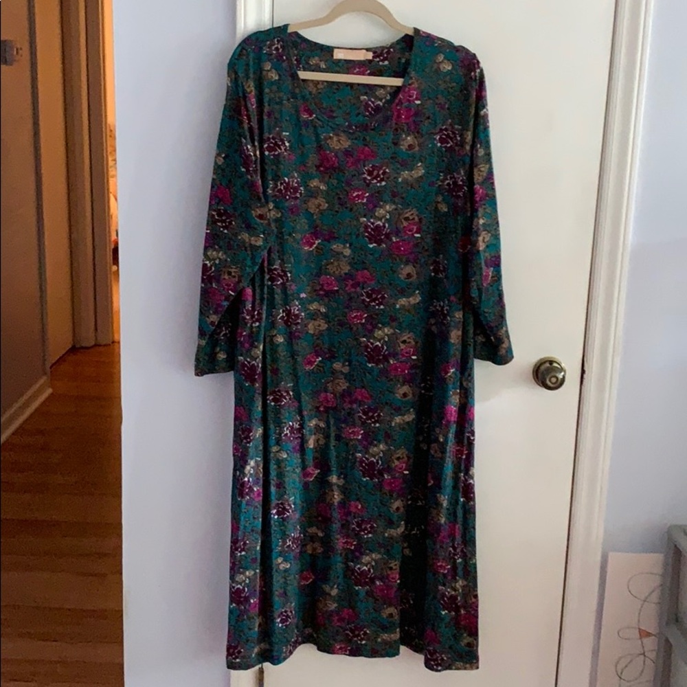 LA Cera floral print dress, washed once never worn
